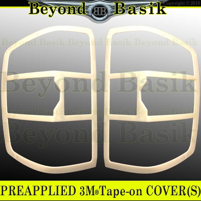 2014-2018 CHEVY SILVERADO 1500 2500 Tail Light Trim Bezel Covers UNFINISHED