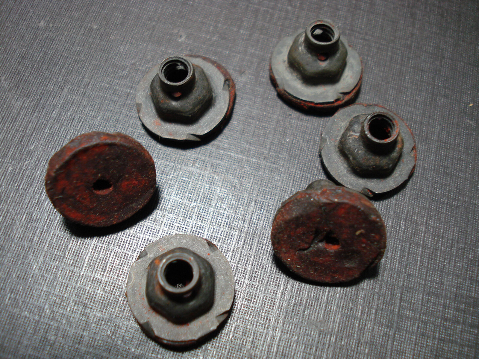 6 pcs NORS 10-24 general purpose hex washer sealer nuts for Plymouth 6028448