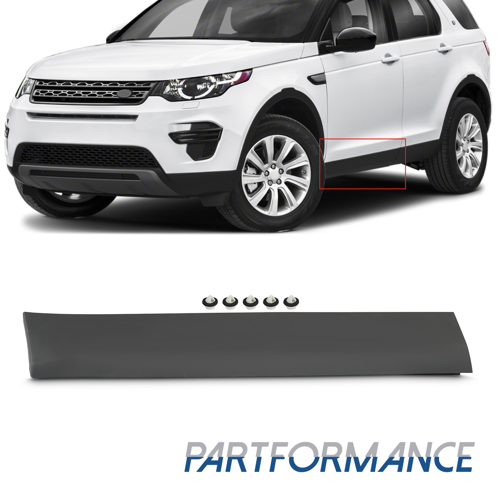Front Left Side Door Side Panel Lower For 2015-2019 Land Rover Discovery Sport