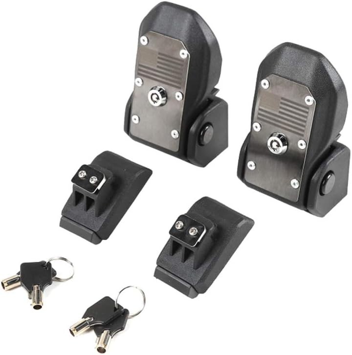 2PCS Car Engine Lock Hood Latches Catch w/key FOR Jeep Wrangler JL 2018-2023