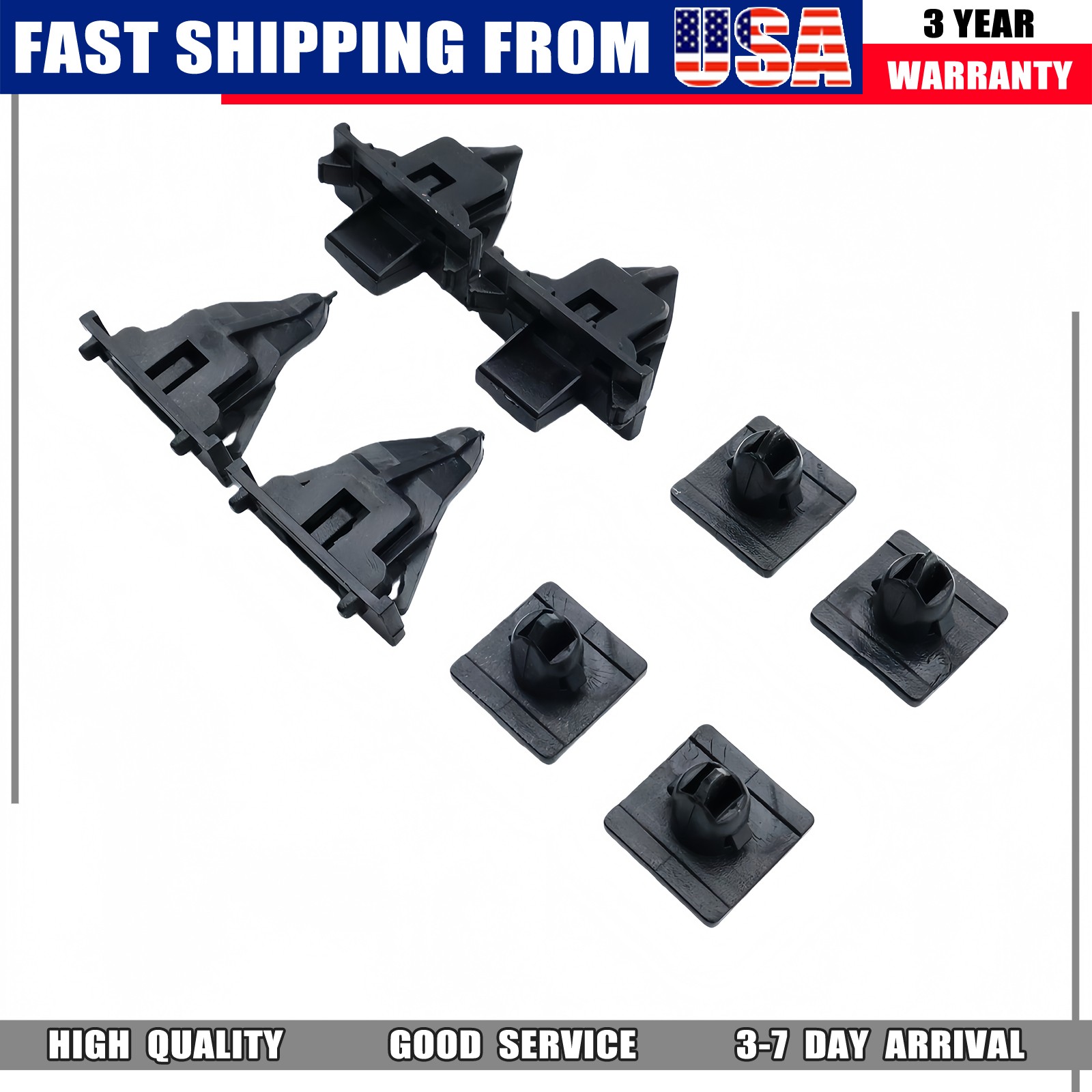 NEW 8PCS/Set For 07-14 Toyota FJ Cruiser Cowl Moulding Clip Retainer Kit