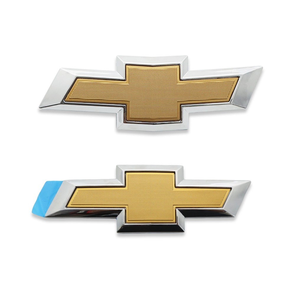 Gold Front Grille Bumper Rear Bowtie Emblem Replacement for Malibu 2016-2018