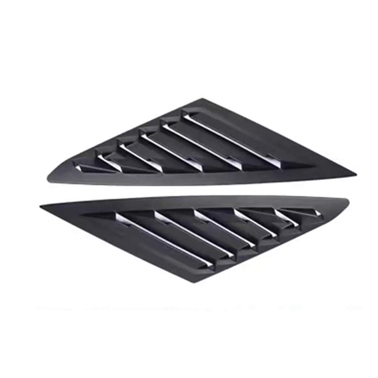 For Ford Focus Sedan 2012-20 Side Window Louver Shutter Cover Trim Matte Black