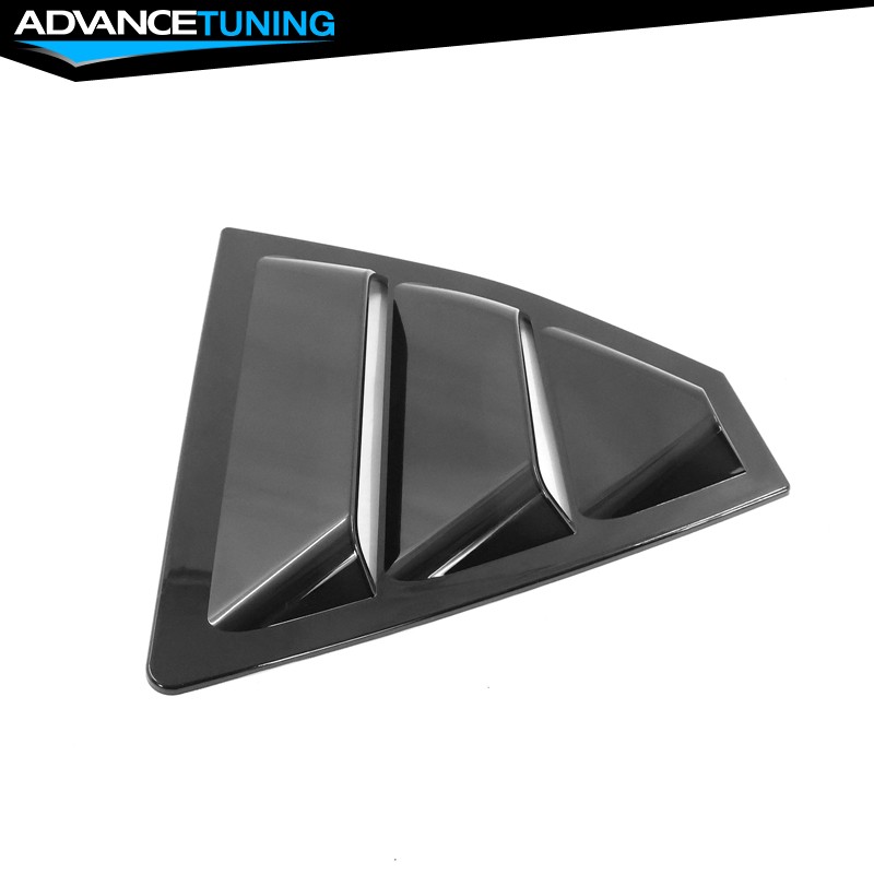 Fits 22-26 Subaru WRX Side Window Louvers Sun Shade Covers Black – Polycarbonate