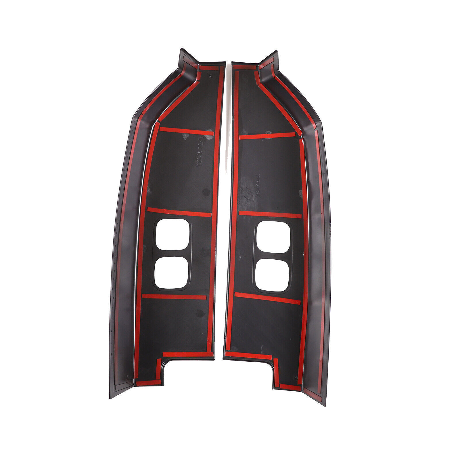 For Land Rover 2020-2023 Glossy Black Kit Taillight Protector Plate Trim