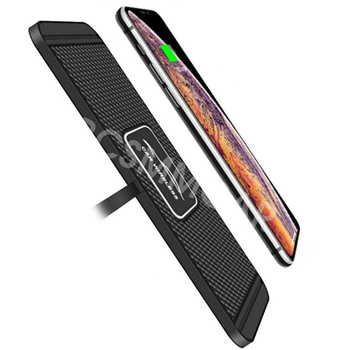 Wireless Phone Fast Charger Stand Charging Dock Non-slip Mat For Car Dashboard