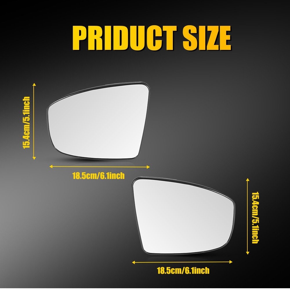 Mirror Glass For 2009-2014 Nissan Murano w/ Backing Plate LH RH Side GA-NI1120
