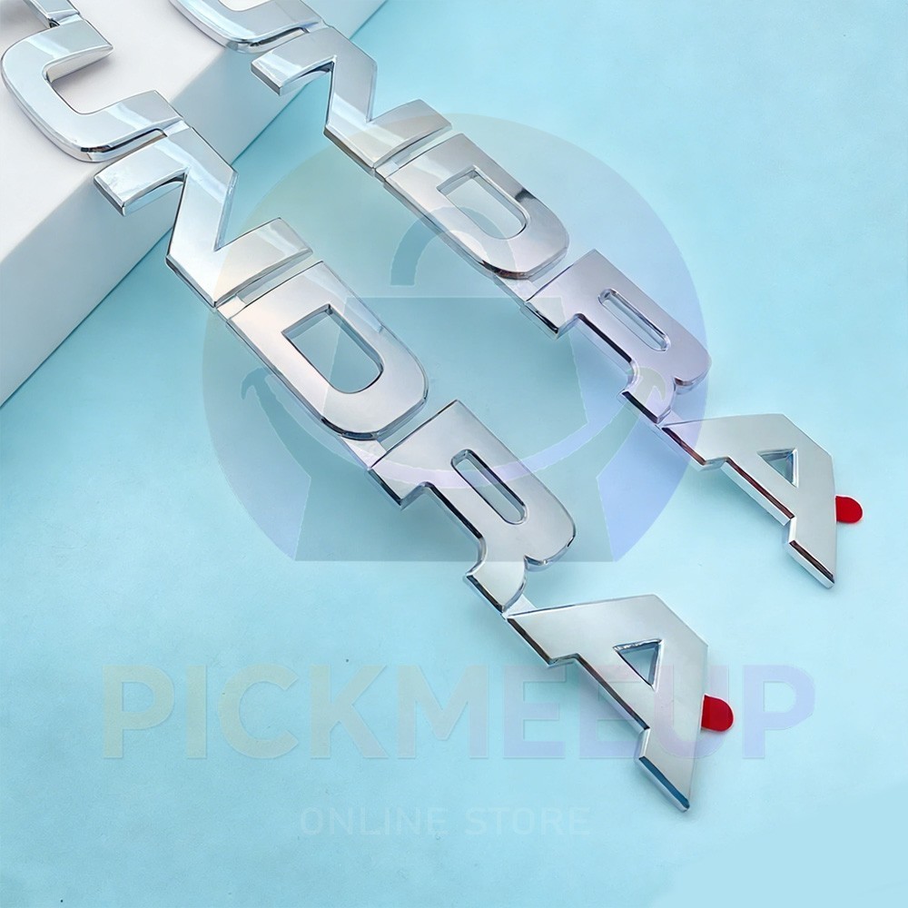 Chrome Side Door Badges Tailgate Letters Emblem For 2007-2013 Tundra Replacement