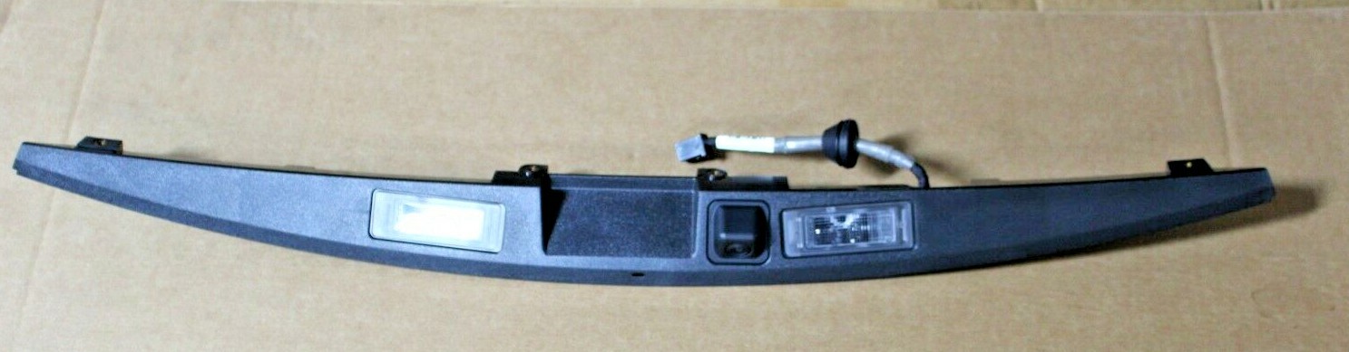 2014-2018 Chevy Impala Rear Trunk Lamp Carrier Trim License Frame Light W/Camera