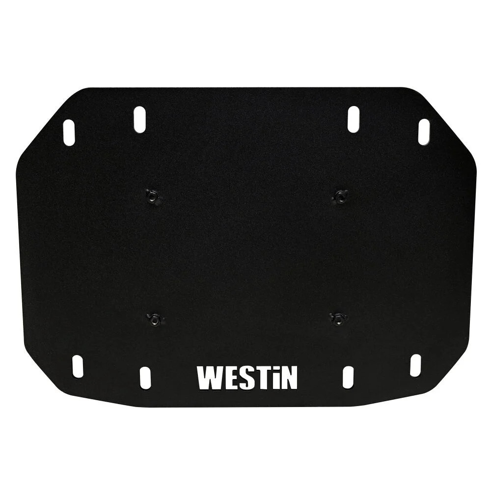 For Jeep Wrangler 2018-2025 Westin Black Powder Coated Spare Tire Delete Plate