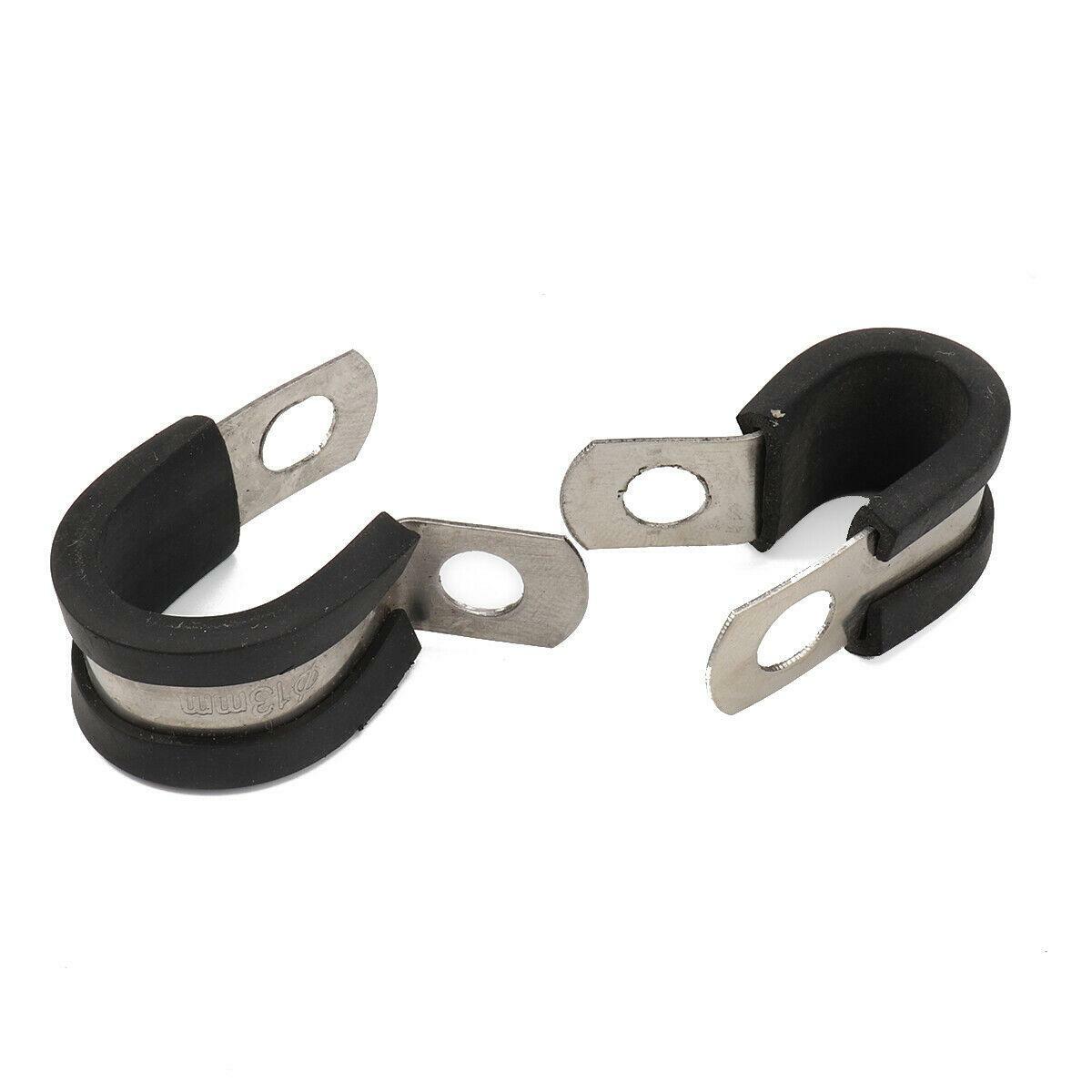 Car Hose Wire Cable Rubber Insulated Clamps Auto Parts Anti-rust Anti-corrosion