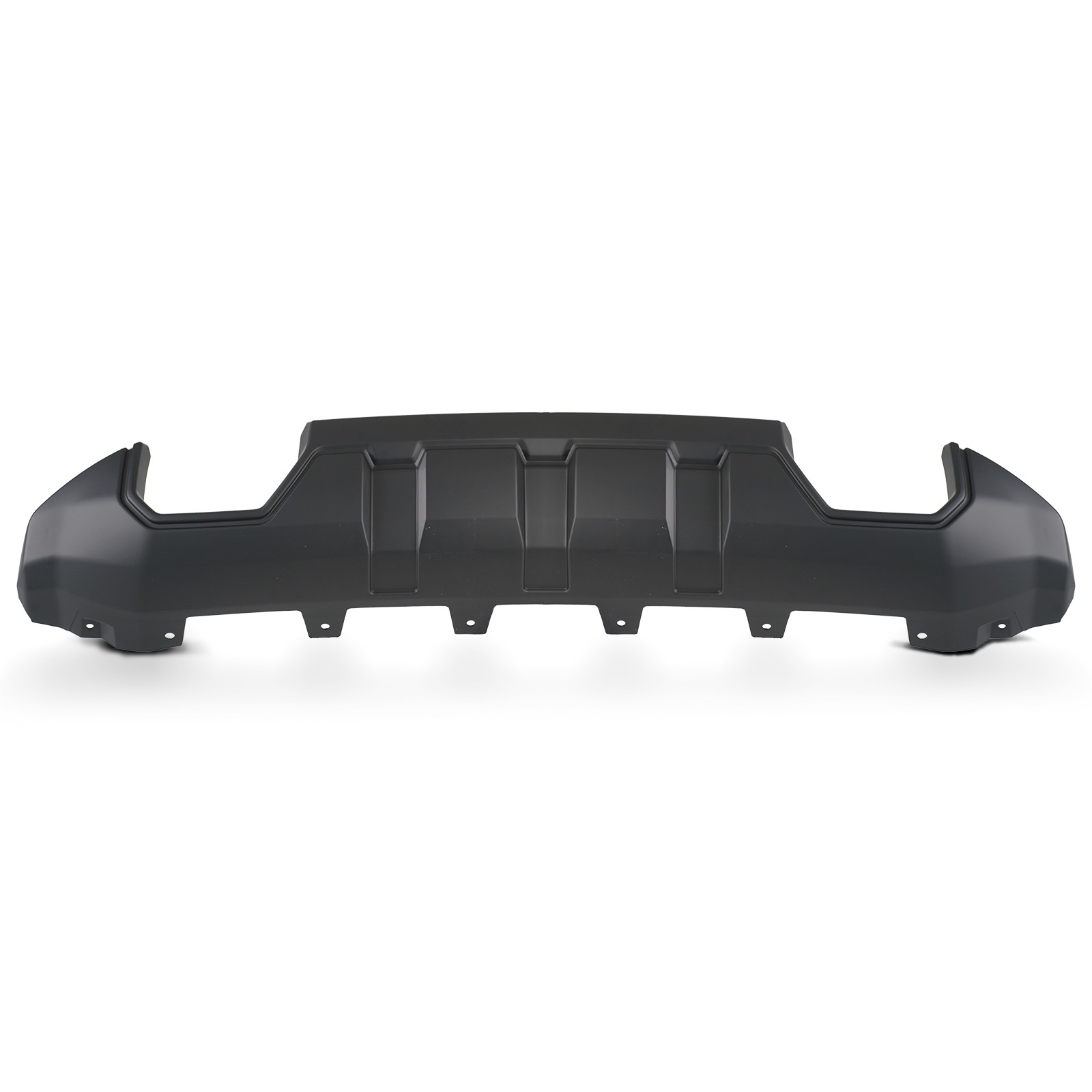 2016-2018 GMC Sierra 1500 Front Bumper Skid Plate & Deflector Molding Trim Black