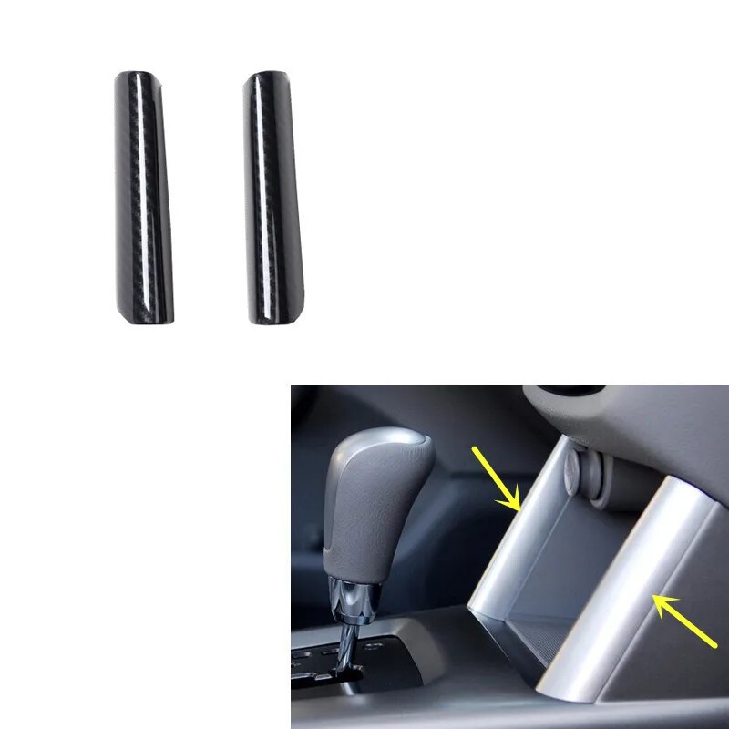 For Subaru Forester 2008-2012 ABS Carbon Fiber Accessories Gear Door Stickers