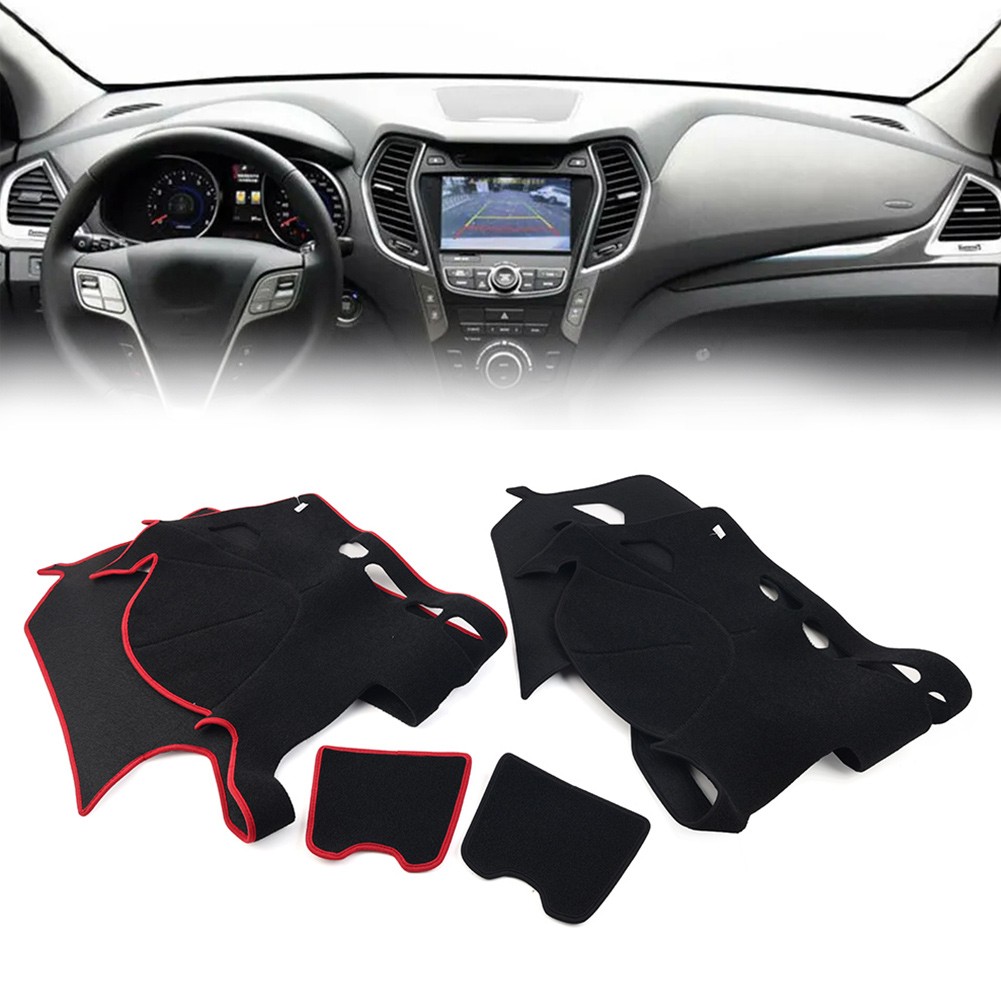 Dash Mat Dashboard Cover Dash Cover Mat For Hyundai Santa Fe Sport 2013-2018