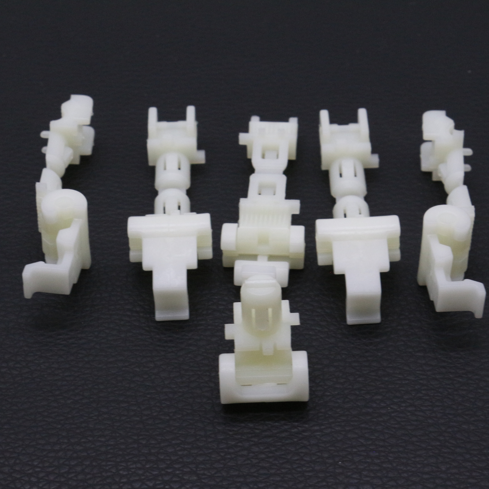 6 Pcs Nylon Door Lock Rod End Clip Handle Retainer For Mazda Ford E6DZ-5421952A