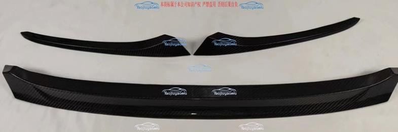 Fit For BMW 8 Series G14 G15 G16 M850i 840i Dry Carbon Front Bumper Lip Spoiler