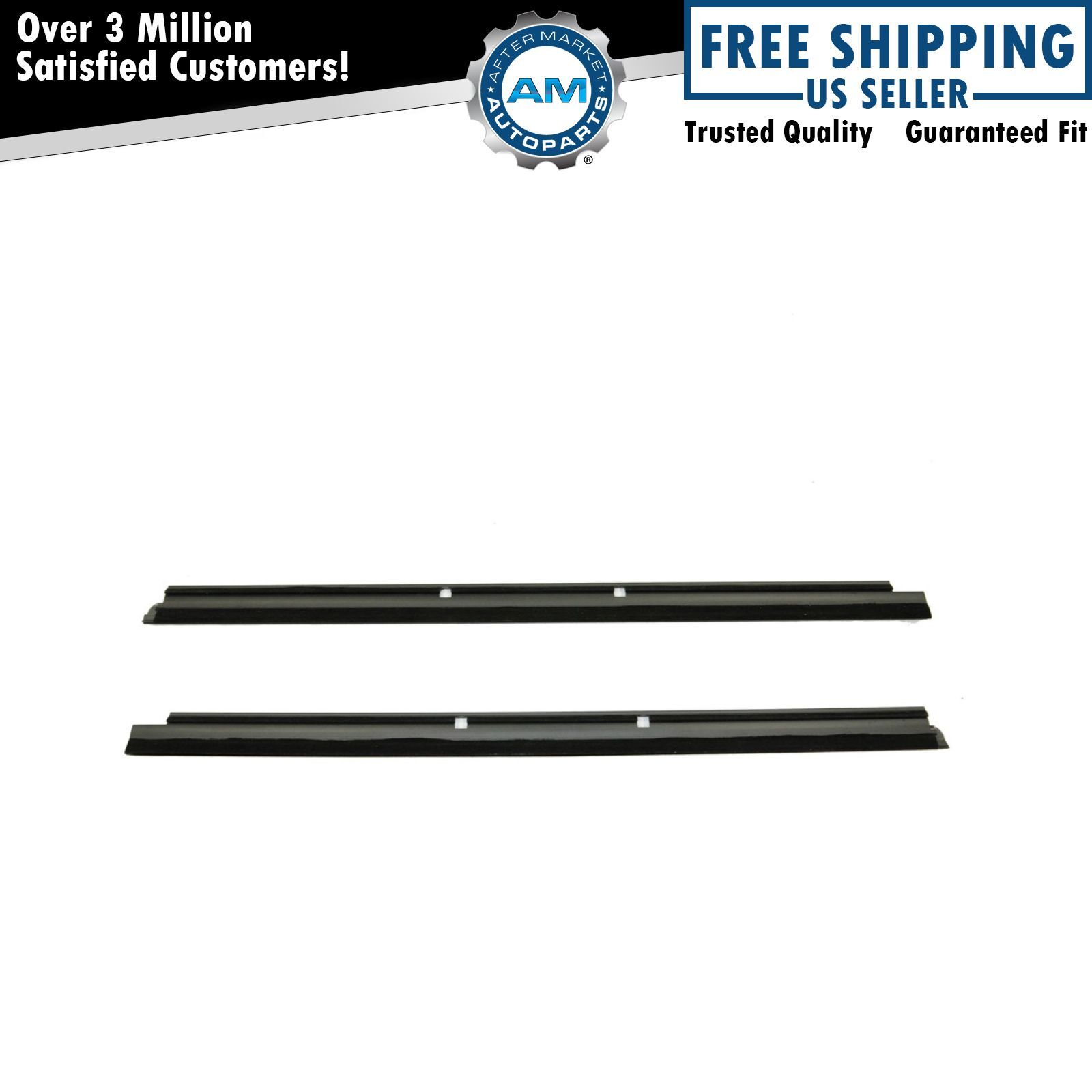 Front Outer Window Sweep Pair Set of 2 for Silverado Sierra Escalade Tahoe