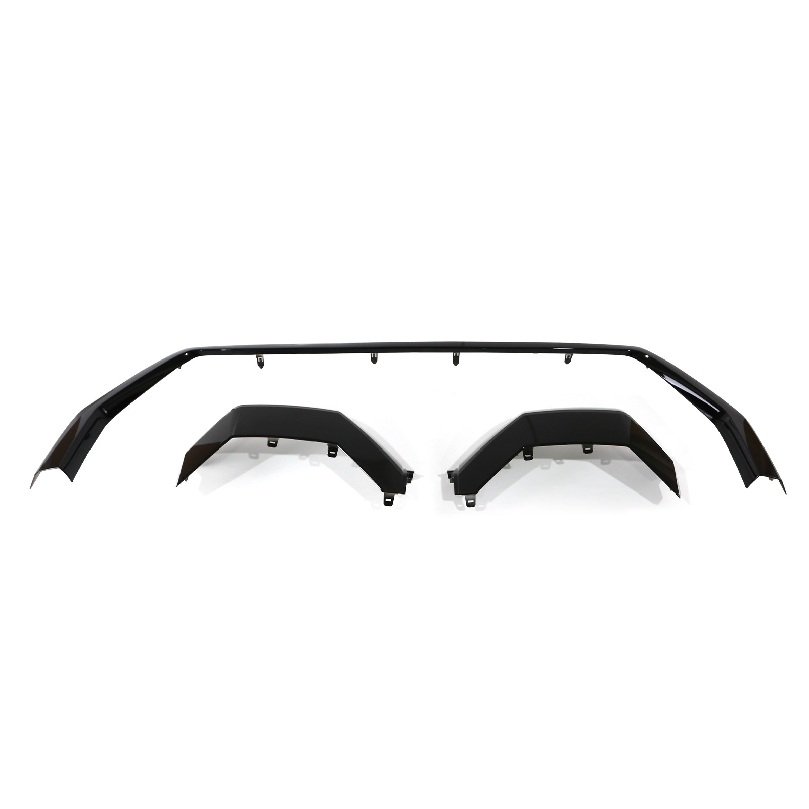 For Toyota Tundra 2022 2023 2024 Front Bumper Grille Trim Molding Cover Gloss