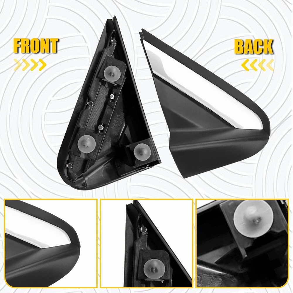 2-20PCS LH&RH Fender Pillar Trim Mirror Corner Molding for 2016-2022 Honda Pilot