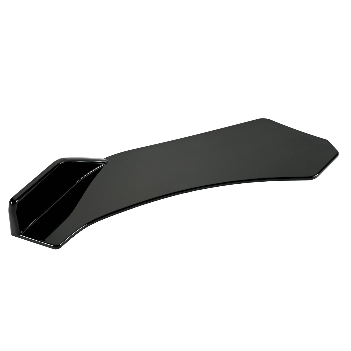 Glossy Black Front Bumper Lip Splitter Chin For Infiniti Q50 Luxe Base 2018-2024