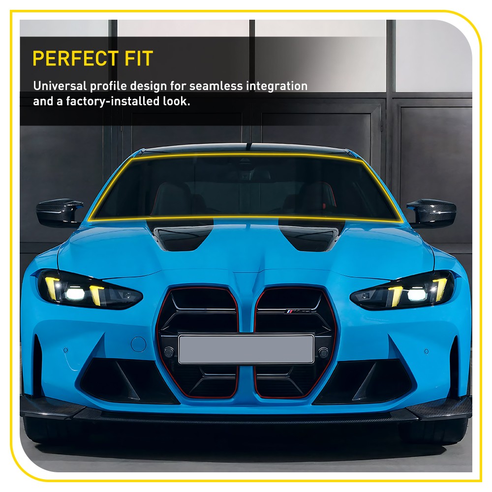 Roof Windshield Rubber Seal Strip Trim Edge Molding Protector Guard 14MMx5M