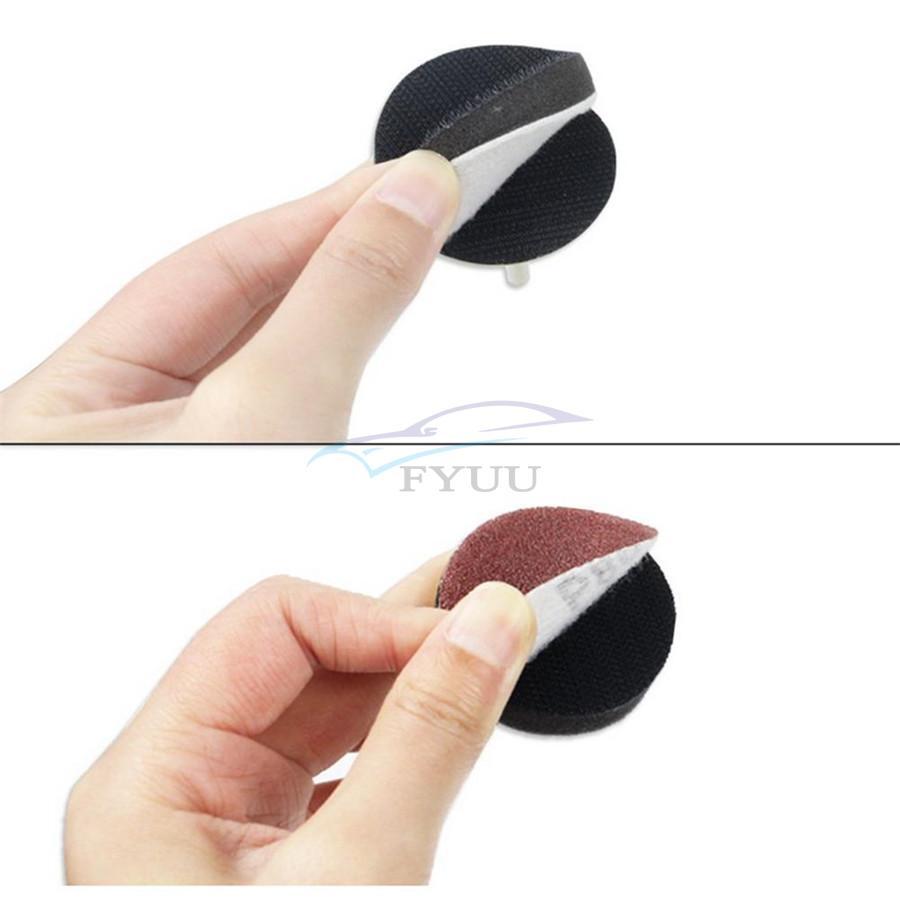 100pcs 2″ Sanding Disc Pad+1x 1/4″ Shank Backing Pad +1x Soft Foam Buffering Pad
