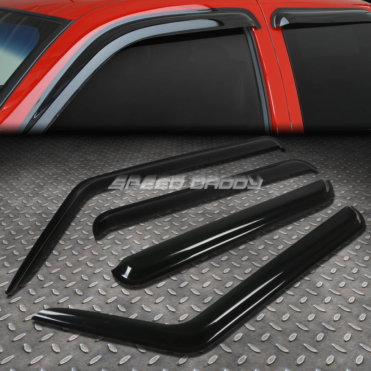 FOR 06-10 COMMANDER XK SMOKE TINT WINDOW VISOR SHADE/SUN WIND/RAIN DEFLECTOR