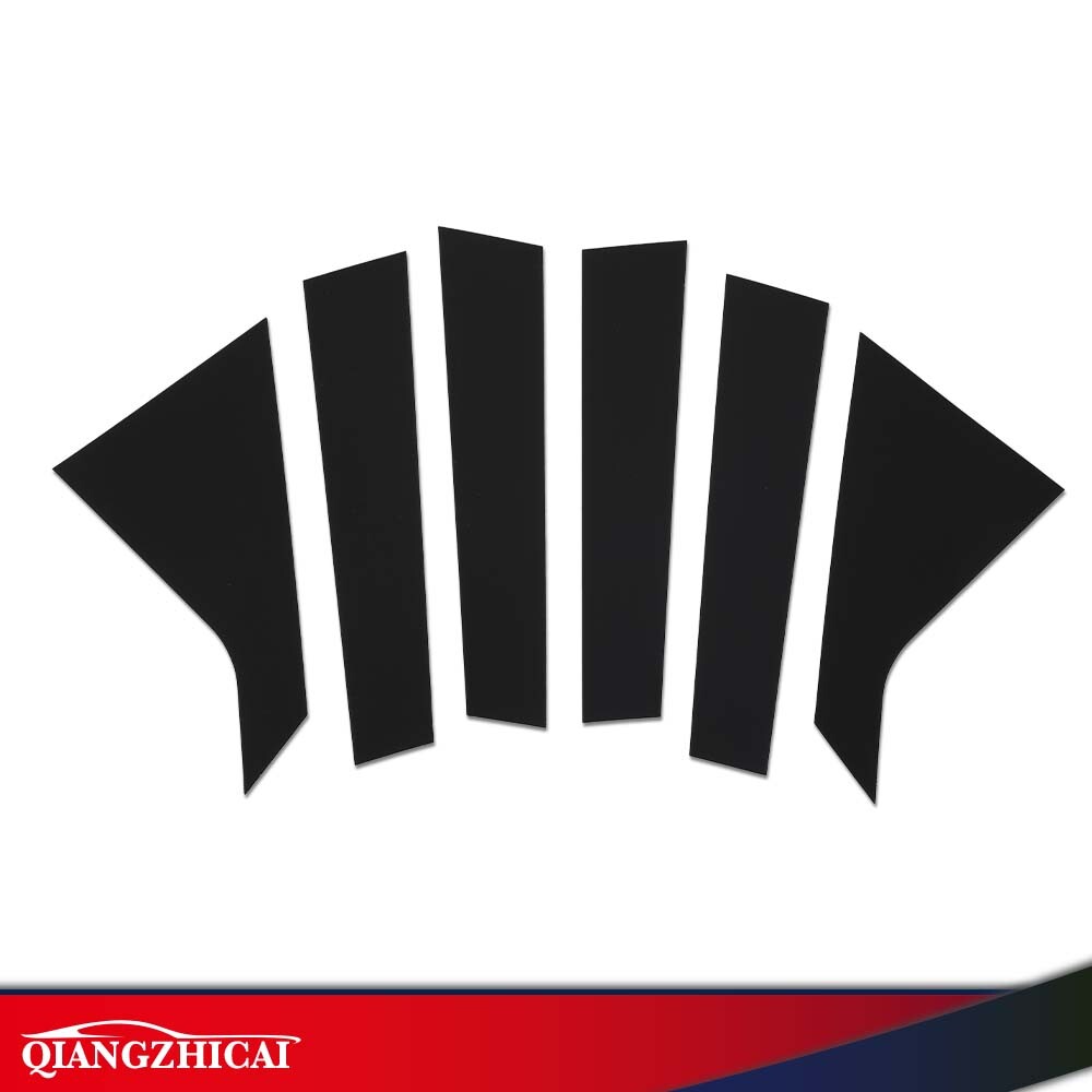 6Pcs Fit For 2014-2020 Chevy Impala Black Pillar Post Door Trim Cover Panel Set