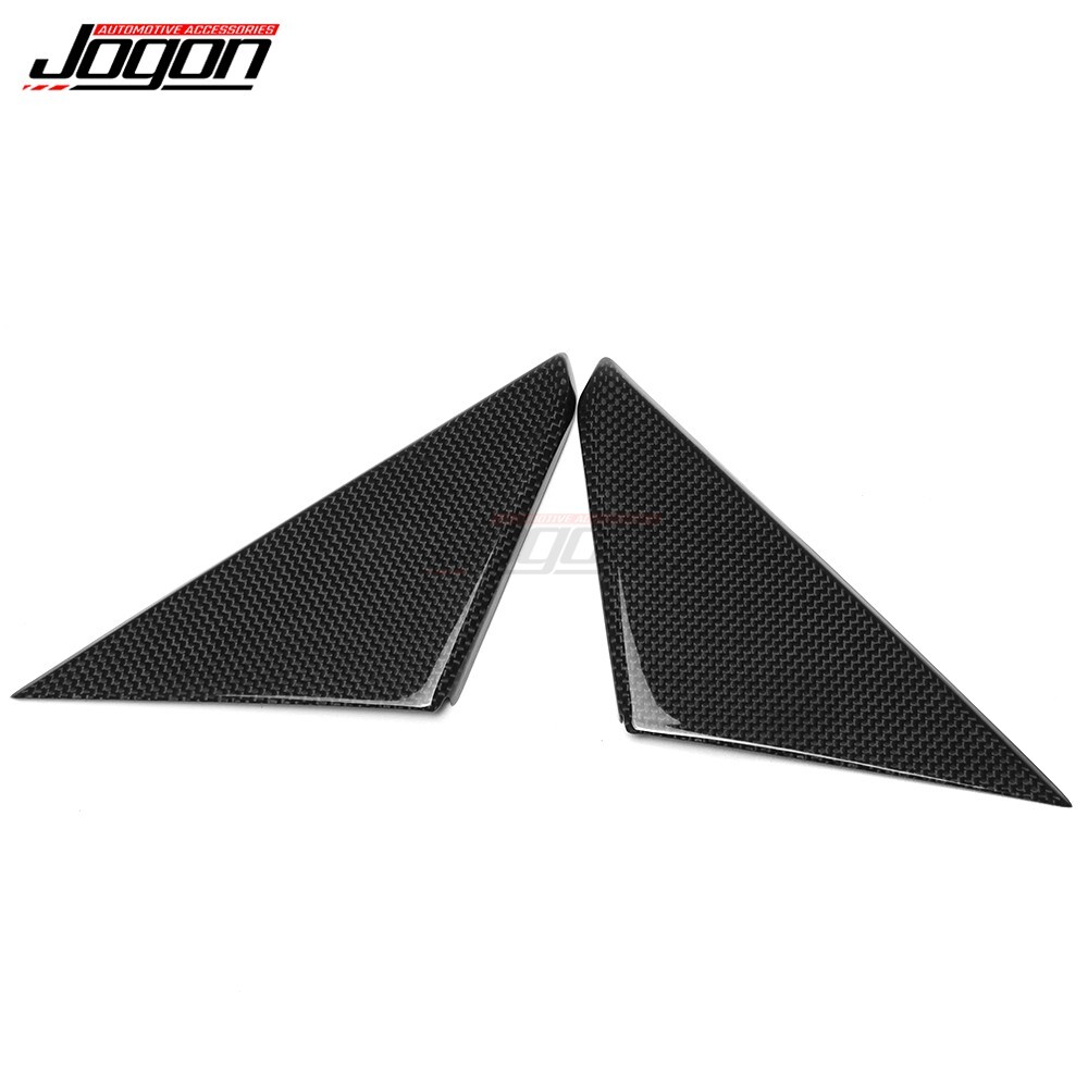 For Porsche 992 Plain Carbon Exterior Triangle Window Trim Bezel Targa 2019-2024