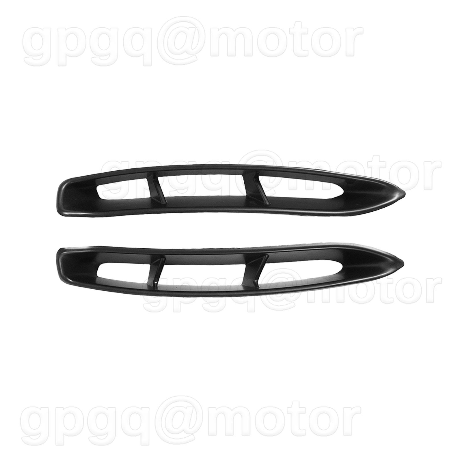 For Corvette C6 Z06 2006-2013 LH & RH Side Fender Outer Vent Grille Matte Black