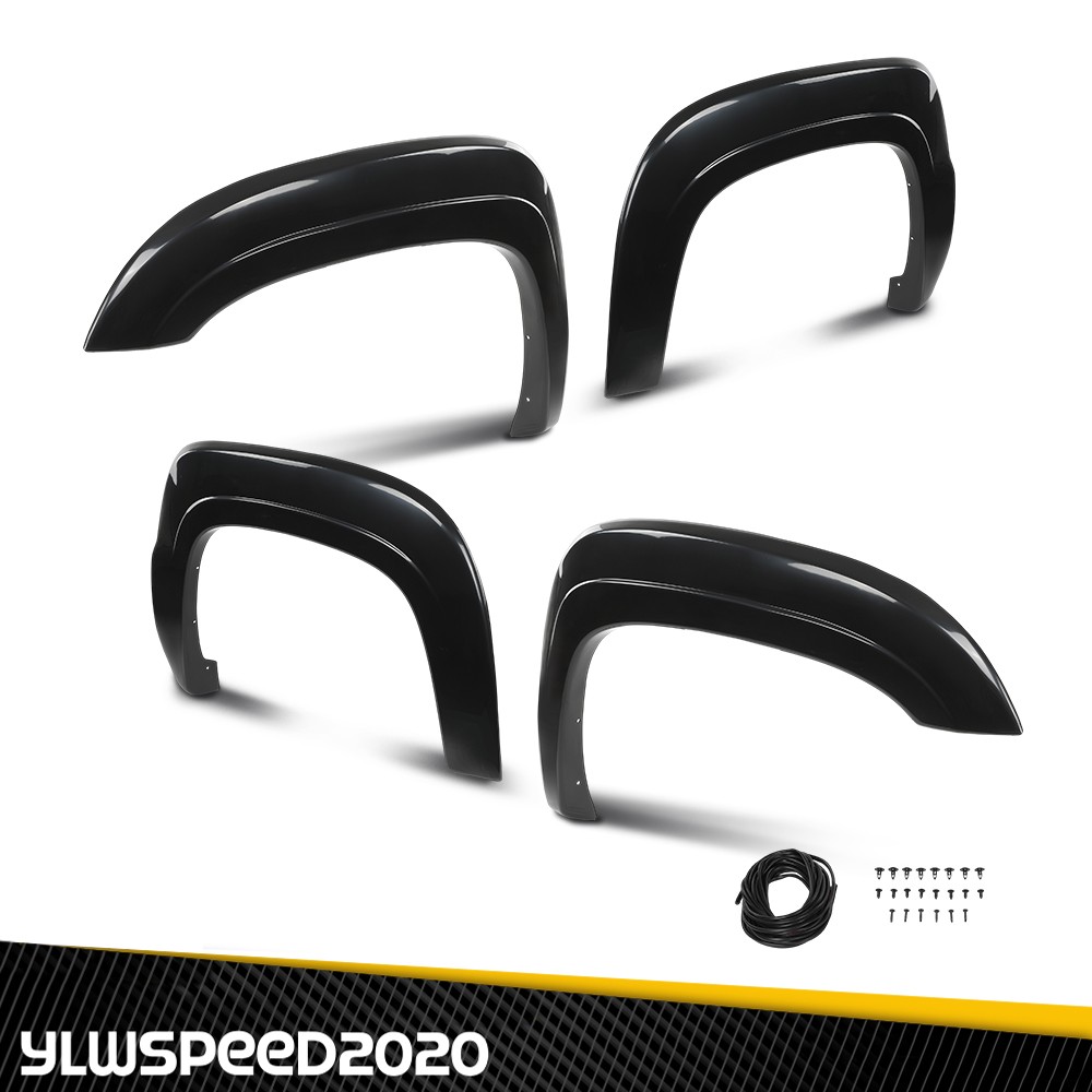 Fit For 2007-2013 Chevrolet Avalanche Full Set Paintable Factory Fender Flares