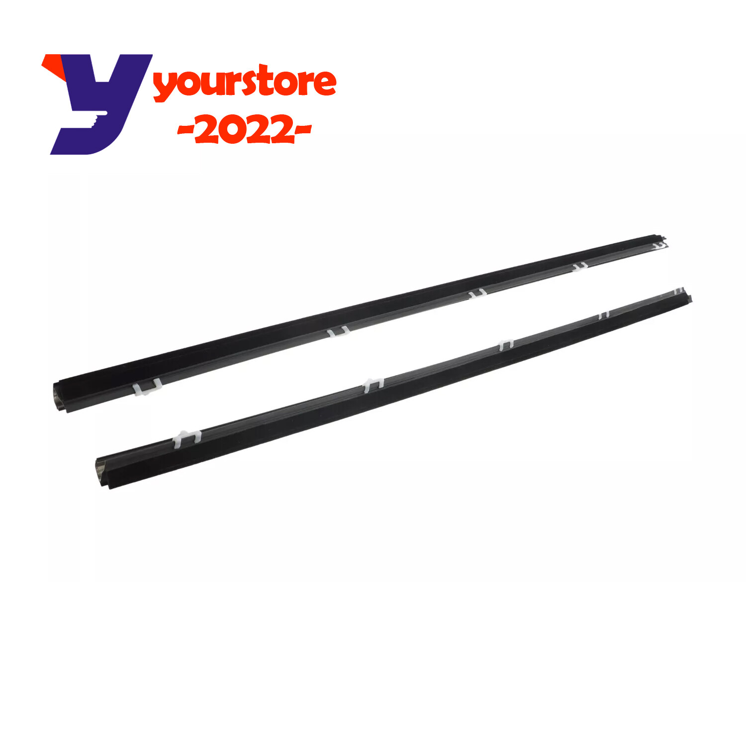 Outer Window Door Molding Set RH & LH For Honda Civic 1992 1993 1994 1995
