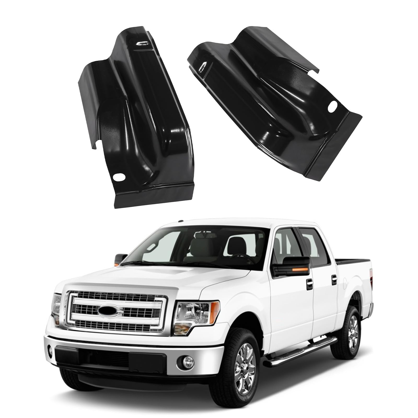 Steel Cab Corner Panels for 2009-2014 Ford F150 Crew Cab Pickup Truck – 2 PCs
