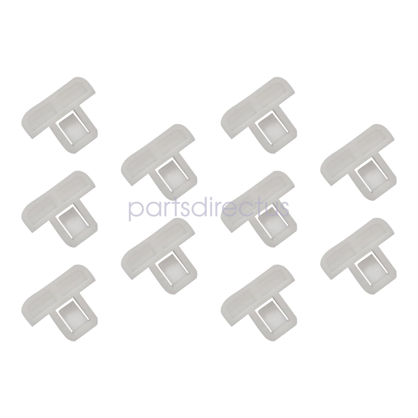 White For 2016-2022 Chevrolet Malibu Bumper Molding Clips 10pc 11547341 US