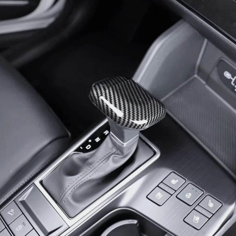 Carbon fiber Car Gear Shift Knob Cover 1pcs For Kia Sportage 2026