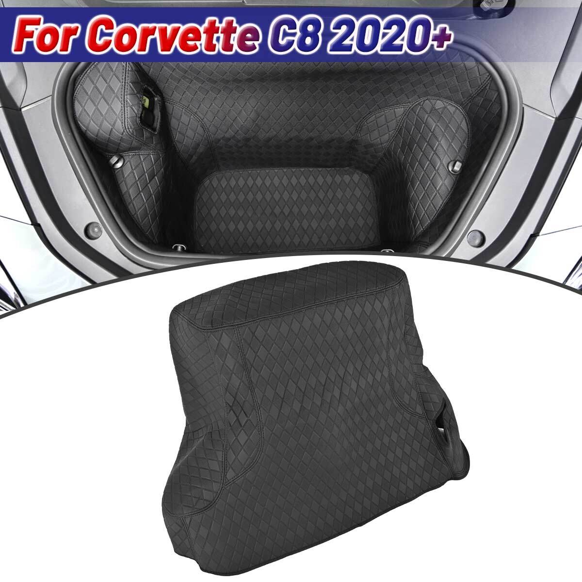 Front Rear Engine Bay Panel Covers Plate Trunk Cargo Mat for Corvette C8 Coupe