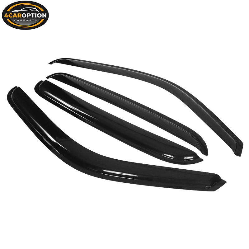 Fits 01-06 Chevy Silverado GMC Sierra Crew Cab Window Visors Rain Sun Guard Vent