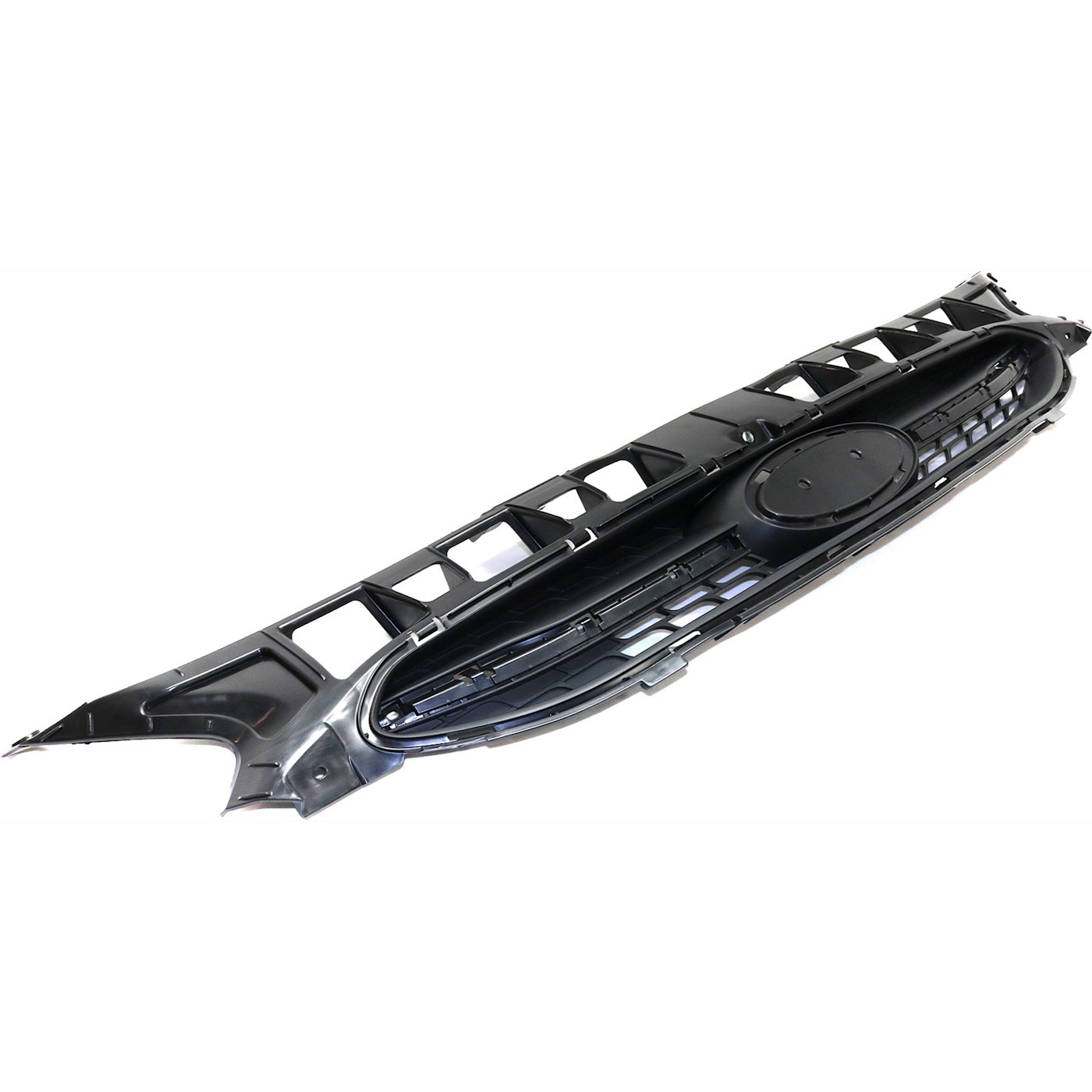 Grille For 2015-2017 Hyundai Accent Textured Black Shell and Insert CAPA
