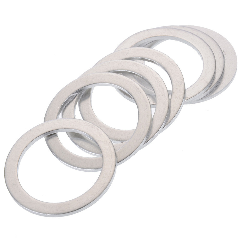 450Pcs Oil Drain Plug Crush Washer Gasket 18 Sizes Aluminum Metal Sealing Rings