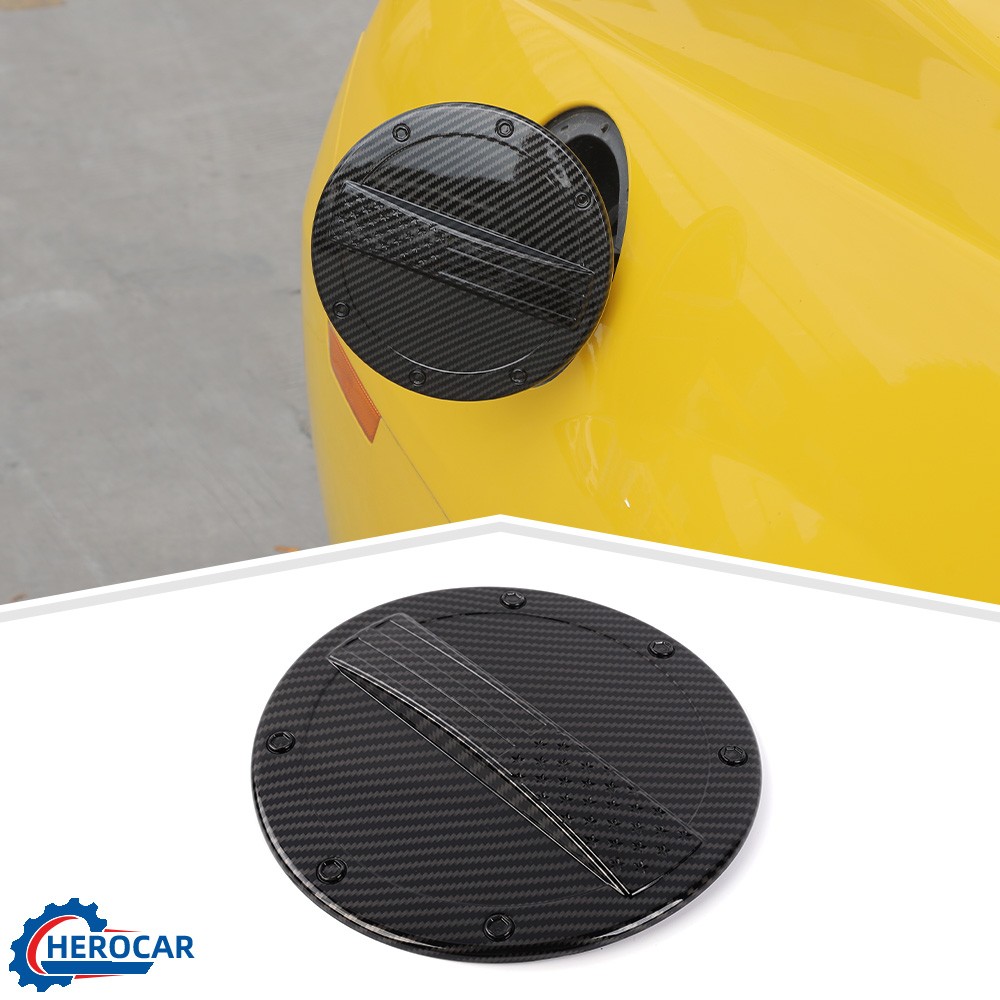Car Fuel Tank Cover Gas Lid Cap Panel Decor Cover Trim for Chevy Camaro 2012-15