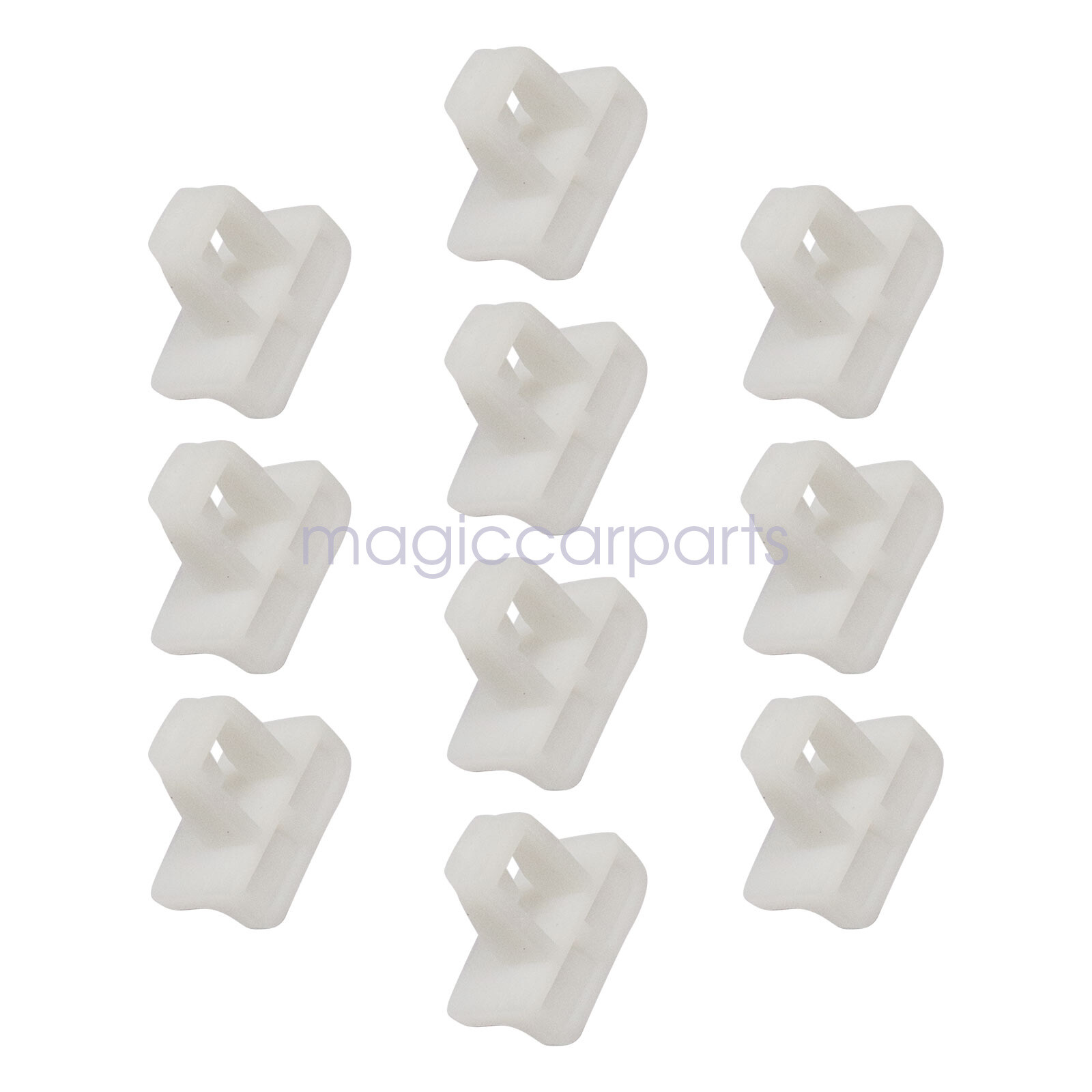 10-PC White Nylon Retainer Clips for Cadillac XT4 XT5 XT6 2017-2022 11547341