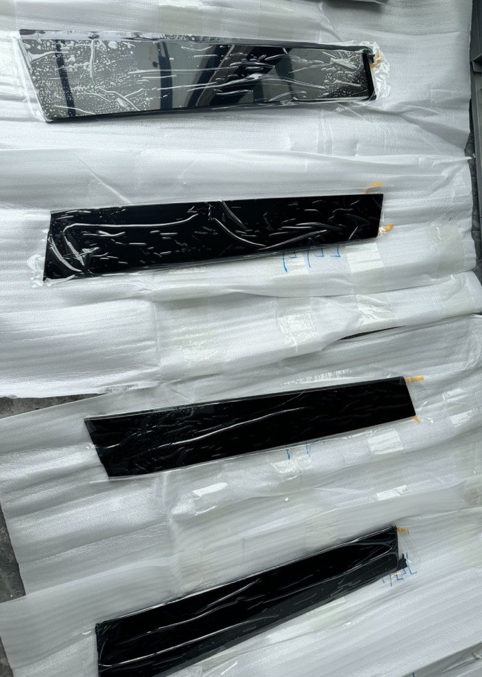 OEM 2025 Toyota Camry Door Pillar Trim Set Gloss Black 4-Door XV80