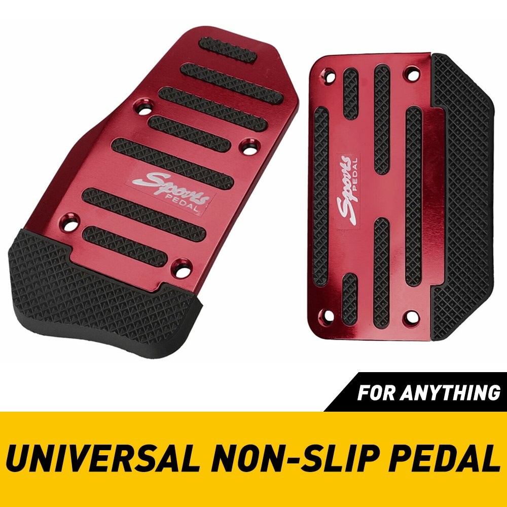 1SET Universal Non-Slip Automatic Gas Brake Foot Pad Pedal Cover Car Accessories
