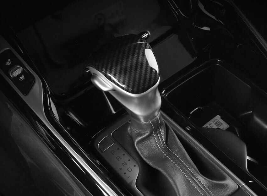 Carbon Fiber ABS Gear Shift Knob Lever Cover Trim For Kia Telluride Forte Seltos