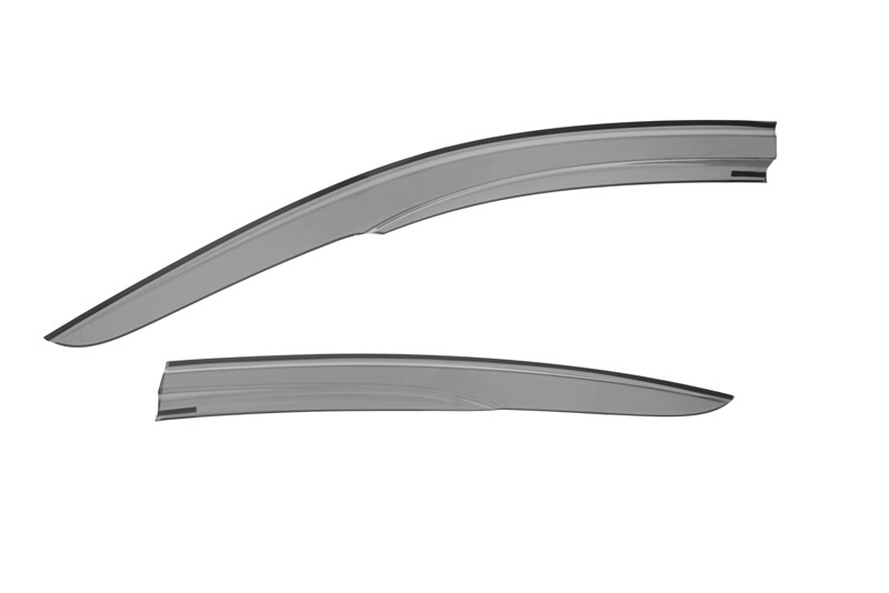 EOS For 07-15 Infiniti G25 G35 G37 Q40 Side Window Visors Deflectors Rain Guards