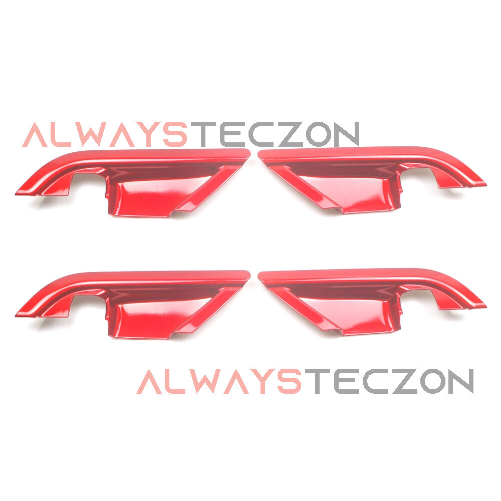 Interior Door Handle Cover Trim Accessories For Toyota Camry 2018-2024 Red