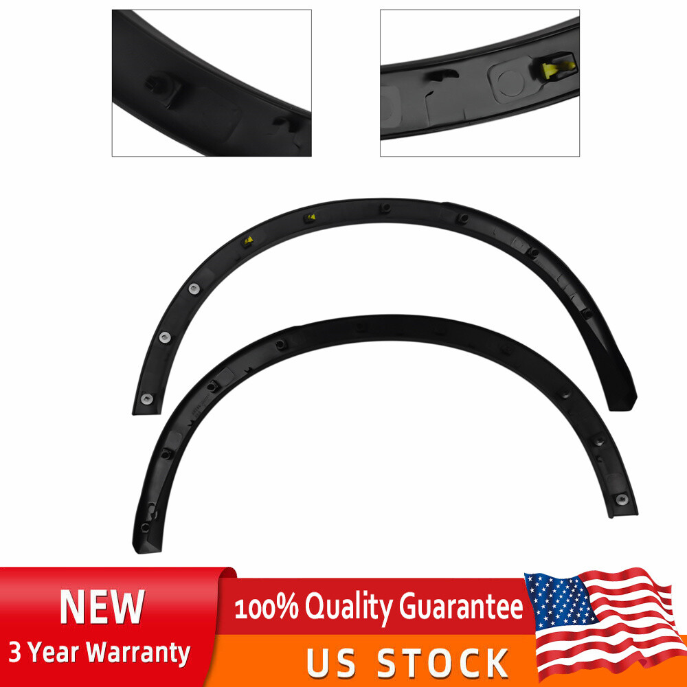 2pcs Rear Tire Fender Trims Left + Right Side For Nissan Rogue 2014-2016 LH+RH