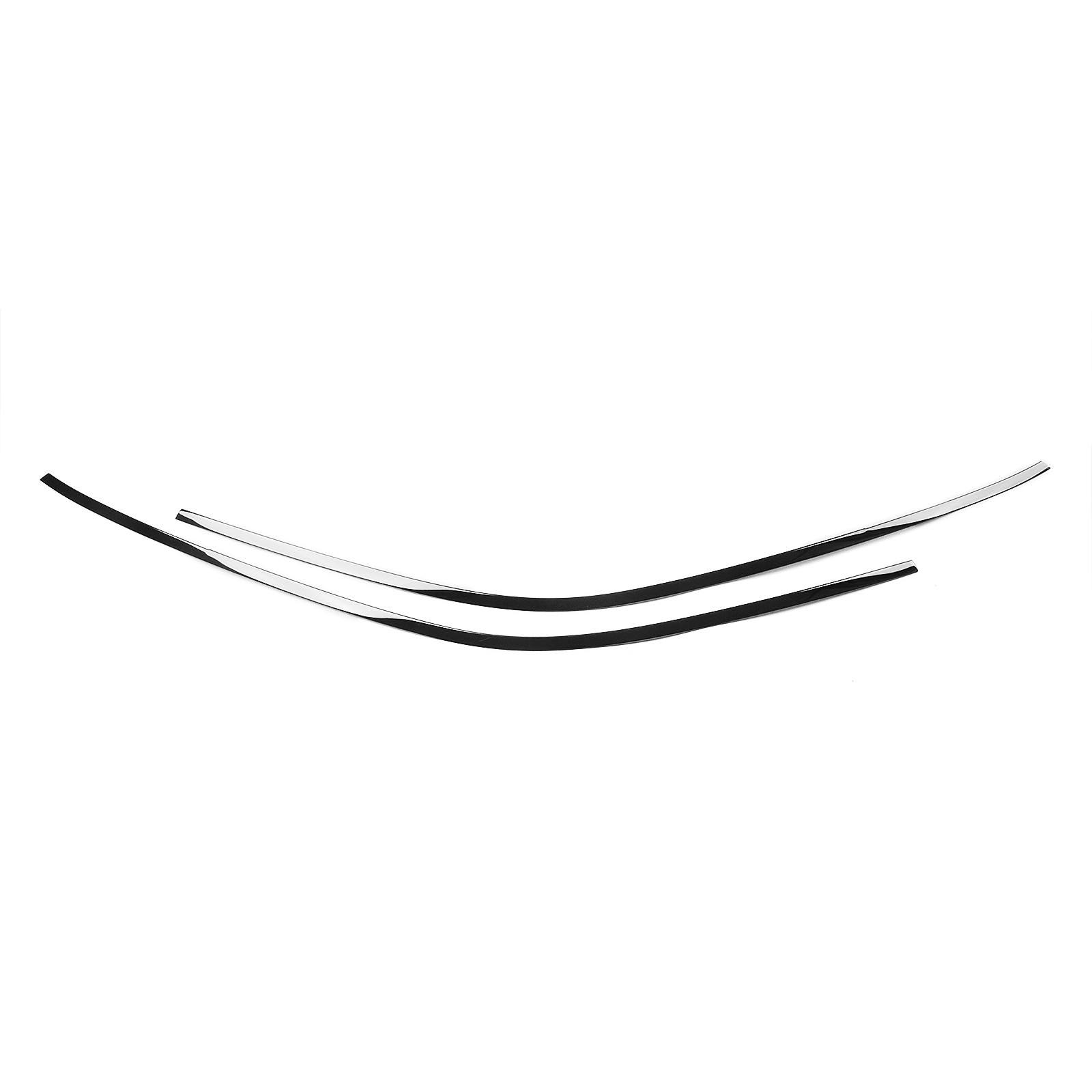 10x Glossy black Car Window Sill Molding Strip Cover Trim For BMW X5 2014-2018