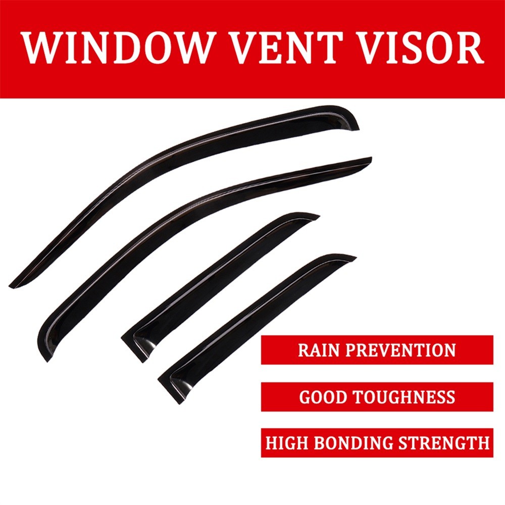 Slim Style Window Deflectors For 04-14 F150 Extended Cab Guards Window Visors