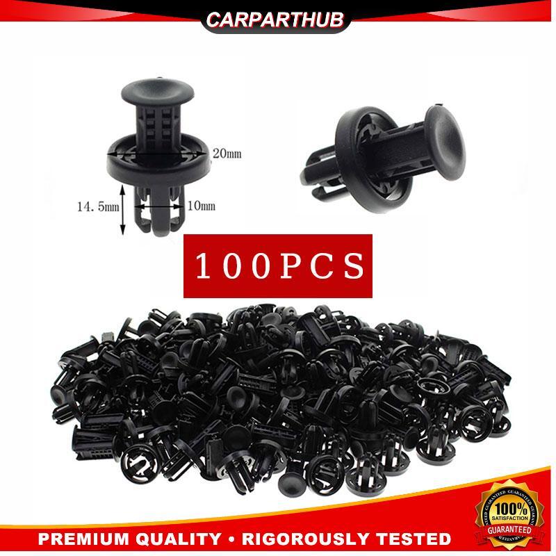 100x Bumper Fender Liner Push Type Retainer Clips Fastener For Honda Acura Part